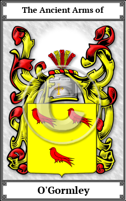 O'Gormley Family Crest Download (JPG)  Book Plated - 150 DPI