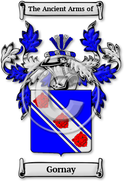 Gornay Family Crest Download (jpg) Legacy Series - 150 DPI
