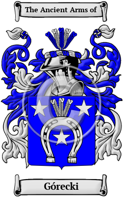 Górecki Family Crest Download (JPG) Heritage Series - 300 DPI