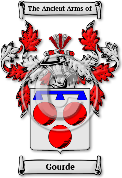 Gourde Family Crest Download (JPG) Legacy Series - 600 DPI