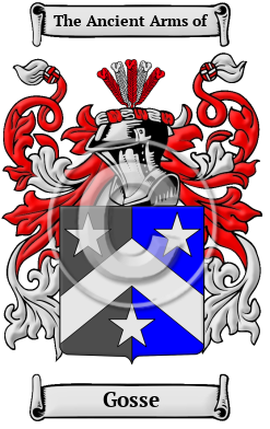 Gosse Family Crest Download (JPG) Heritage Series - 600 DPI