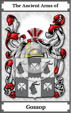Gossop Family Crest Download (JPG)  Book Plated - 150 DPI