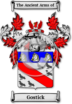 Gostick Family Crest Download (jpg) Legacy Series - 150 DPI