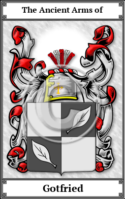 Gotfried Family Crest Download (JPG)  Book Plated - 150 DPI