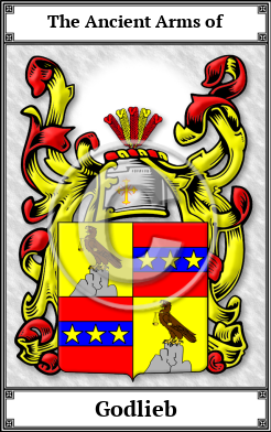 Godlieb Family Crest Download (JPG)  Book Plated - 150 DPI