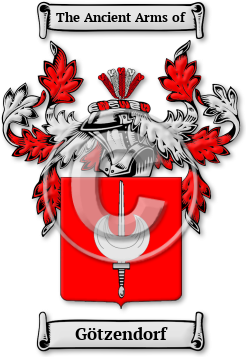 Götzendorf Family Crest Download (jpg) Legacy Series - 150 DPI