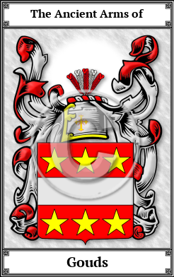 Gouds Family Crest Download (JPG)  Book Plated - 150 DPI