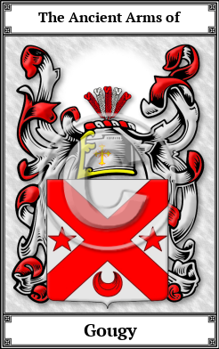 Gougy Family Crest Download (JPG)  Book Plated - 150 DPI