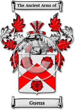 Guens Family Crest Download (jpg) Legacy Series - 150 DPI