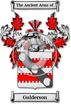 Gulderson Family Crest Download (jpg) Legacy Series - 150 DPI