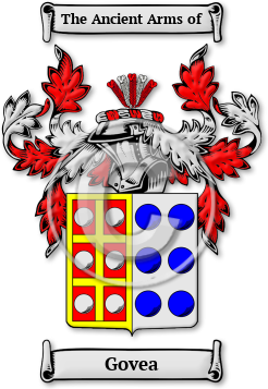Govea Family Crest Download (jpg) Legacy Series - 150 DPI