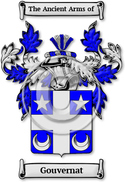 Gouvernat Family Crest Download (jpg) Legacy Series - 150 DPI