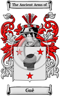 Guê Family Crest Download (JPG) Heritage Series - 300 DPI
