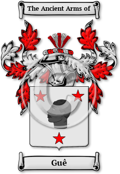 Guê Family Crest Download (jpg) Legacy Series - 150 DPI