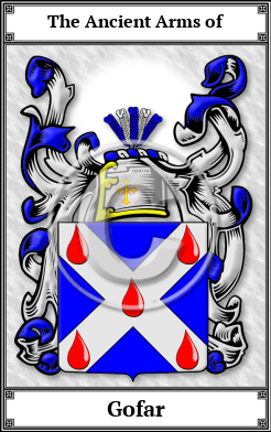 Gofar Family Crest Download (JPG)  Book Plated - 150 DPI