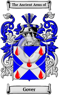 Gover Family Crest Download (JPG) Heritage Series - 600 DPI