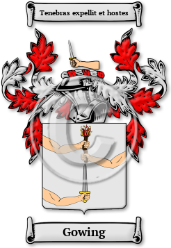 Gowing Family Crest Download (jpg) Legacy Series - 150 DPI