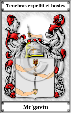 Mc'gavin Family Crest Download (JPG)  Book Plated - 150 DPI