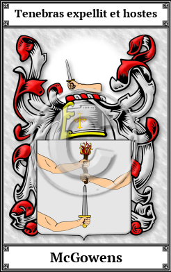 McGowens Family Crest Download (JPG) Book Plated - 600 DPI