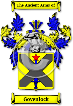 Govenlock Family Crest Download (jpg) Legacy Series - 150 DPI