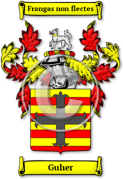 Guher Family Crest Download (JPG) Legacy Series - 600 DPI