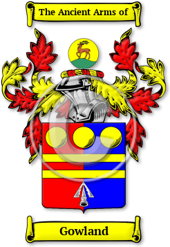 Gowland Family Crest Download (JPG) Legacy Series - 600 DPI