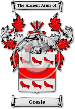Gossle Family Crest Download (jpg) Legacy Series - 150 DPI