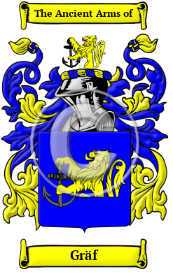 Gräf Family Crest Download (JPG) Heritage Series - 300 DPI