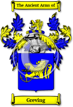 Greving Family Crest Download (jpg) Legacy Series - 150 DPI