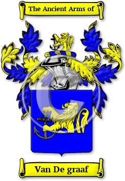 Van De graaf Family Crest Download (jpg) Legacy Series - 150 DPI
