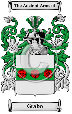 Grabo Family Crest Download (JPG) Heritage Series - 600 DPI