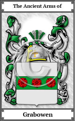 Grabowen Family Crest Download (JPG) Book Plated - 600 DPI