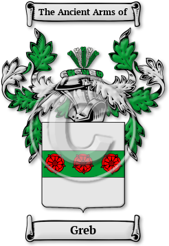 Greb Family Crest Download (jpg) Legacy Series - 150 DPI