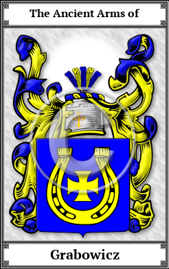 Grabowicz Family Crest Download (JPG)  Book Plated - 150 DPI