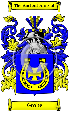 Grobe Family Crest Download (JPG) Heritage Series - 600 DPI