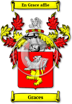 Graces Family Crest Download (jpg) Legacy Series - 150 DPI