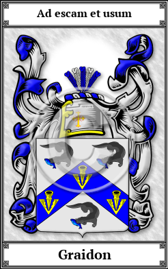 Graidon Family Crest Download (JPG)  Book Plated - 150 DPI