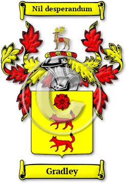 Gradley Family Crest Download (jpg) Legacy Series - 150 DPI