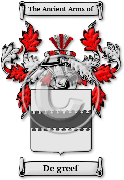 De greef Family Crest Download (JPG) Legacy Series - 600 DPI