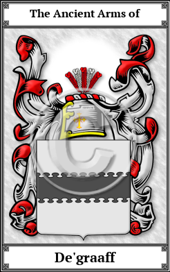 De'graaff Family Crest Download (JPG) Book Plated - 150 DPI