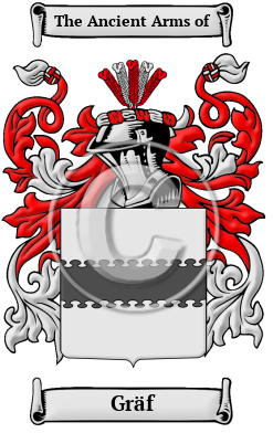 Gräf Family Crest Download (JPG) Heritage Series - 300 DPI