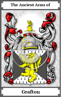 Grafton Family Crest Download (JPG)  Book Plated - 150 DPI