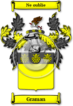 Graman Family Crest Download (jpg) Legacy Series - 150 DPI