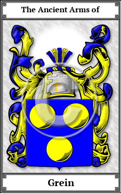 Grein Family Crest Download (JPG) Book Plated - 600 DPI