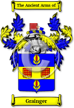 Grainger Family Crest Download (jpg) Legacy Series - 150 DPI