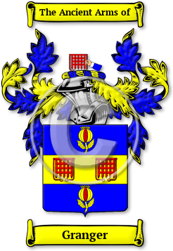 Granger Family Crest Download (JPG) Legacy Series - 300 DPI