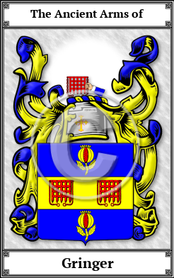 Gringer Family Crest Download (JPG)  Book Plated - 150 DPI