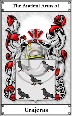 Grajeras Family Crest Download (JPG)  Book Plated - 150 DPI