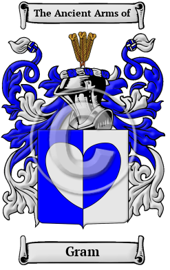 Gram Family Crest Download (JPG) Heritage Series - 600 DPI