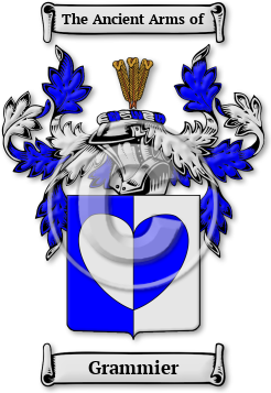 Grammier Family Crest Download (JPG) Legacy Series - 600 DPI